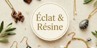 Bijoux artisanaux Éclat & Résine : créations uniques en fleurs séchées, pâte polymère et résine
